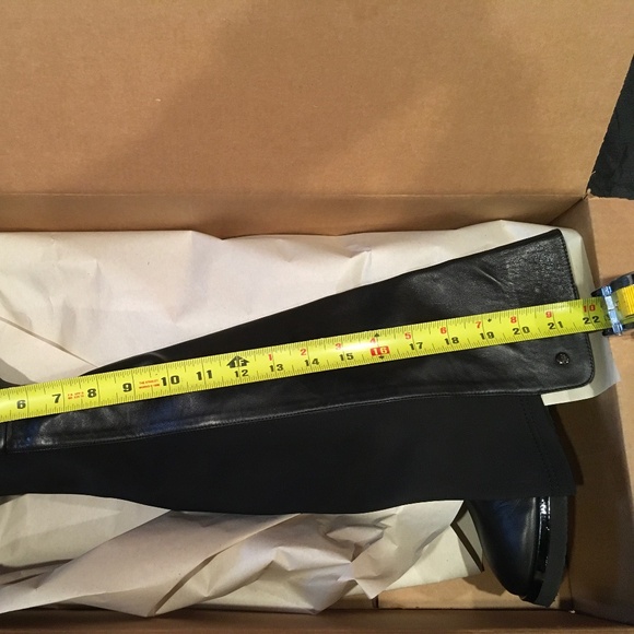 AGL Panelled Knee-high Boots In Black NWOT - Picture 8 of 8